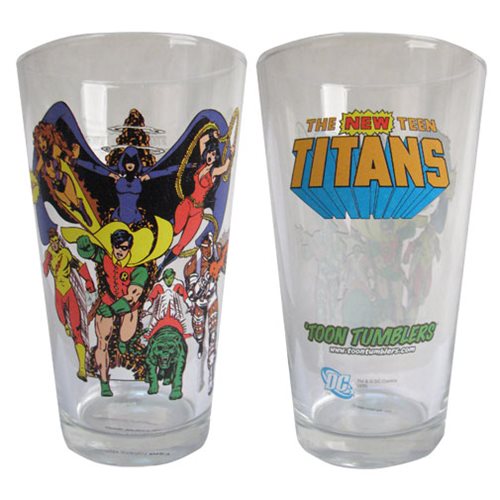Teen Titans Toon Tumbler Pint Glass